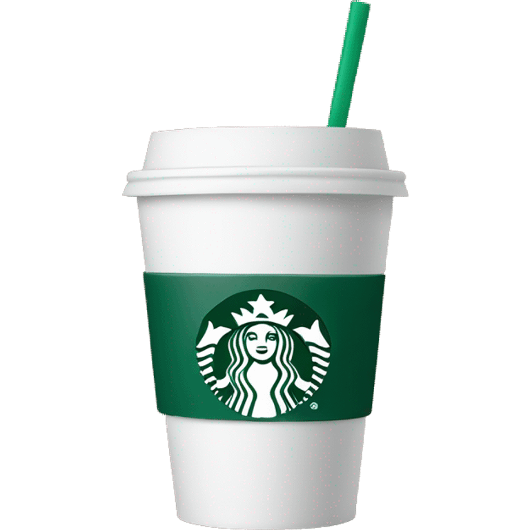 an empty Starbucks coffee cup  emoji