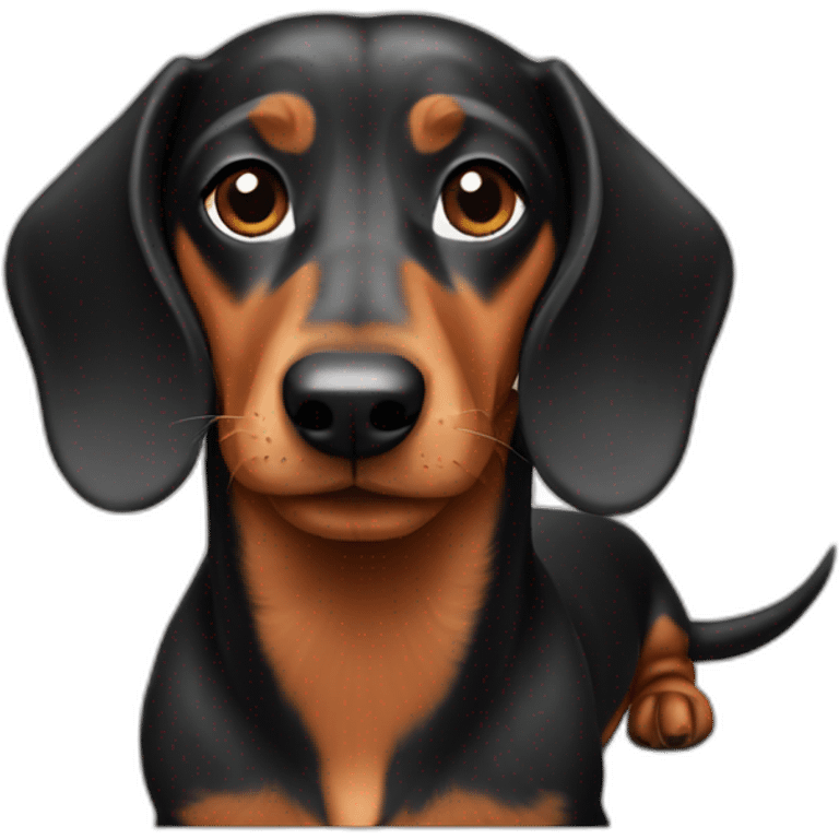 Dachshund dog  emoji