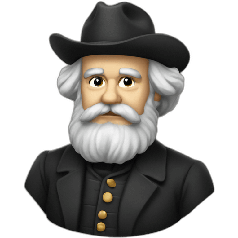 karl marx without hat emoji