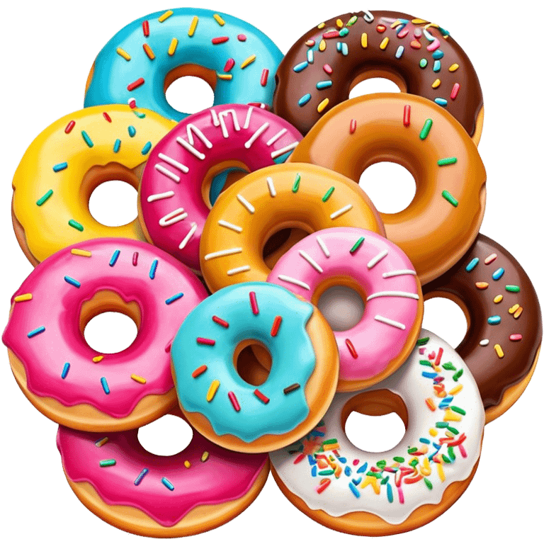 A donut wall emoji