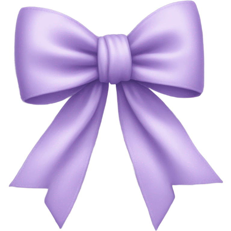 Lilac bow emoji