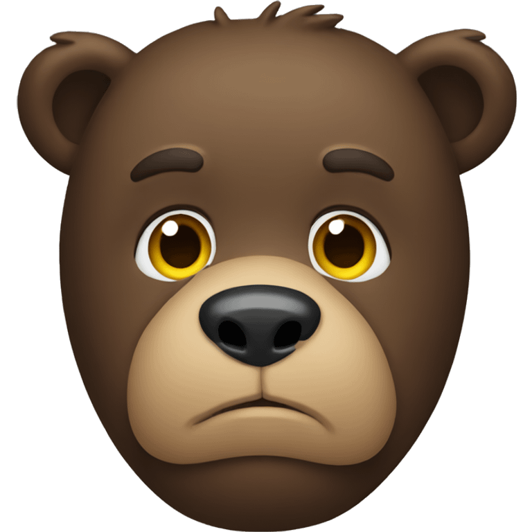 broken bear emoji