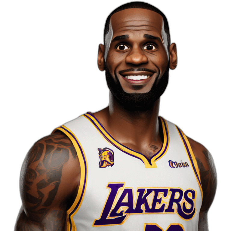 NBA player LeBron James  emoji