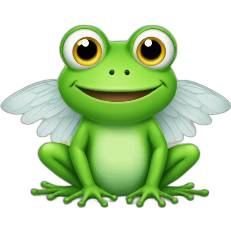 a frog with wings emoji