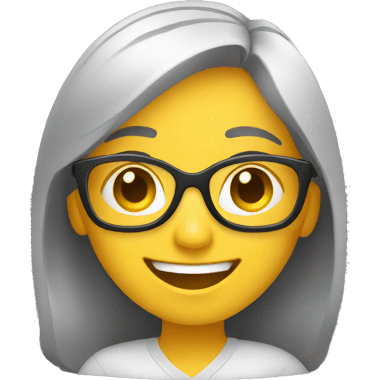 happy female web designer emoji