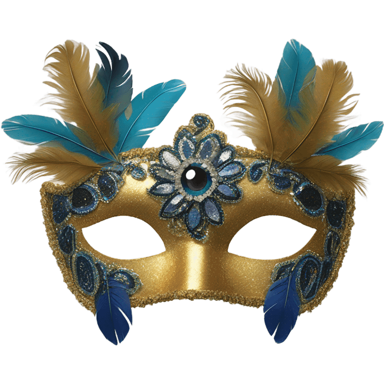 Masquerade eye mask emoji