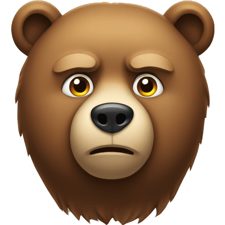 bear with a concerned face  emoji