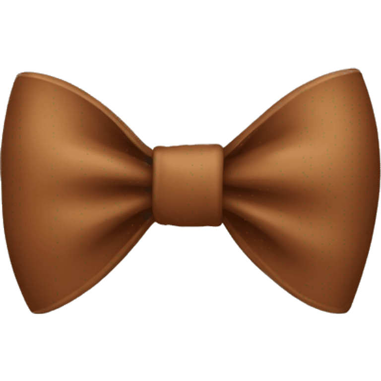 Brown bow emoji