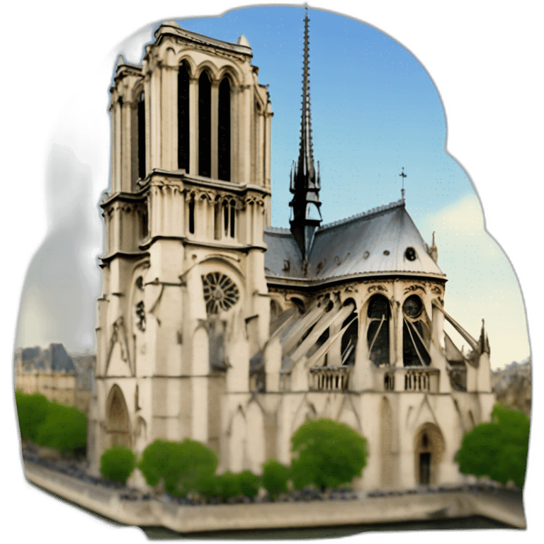 notre dame de paris emoji