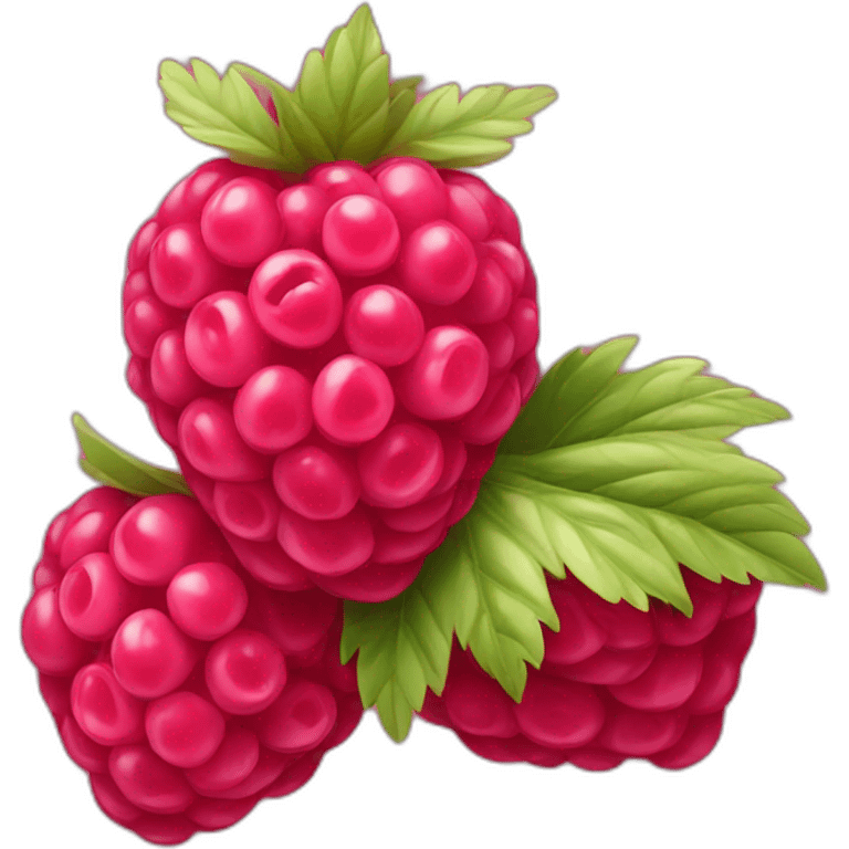 Raspberry emoji