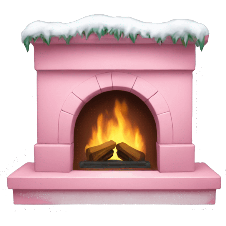 Winter Pink FirePlace emoji