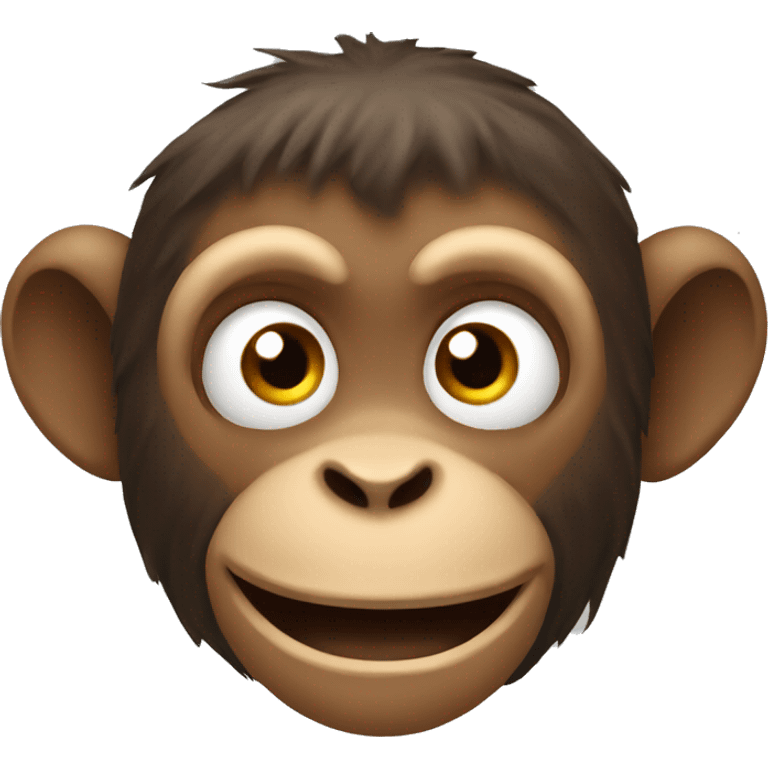 Monkey face surprise emoji