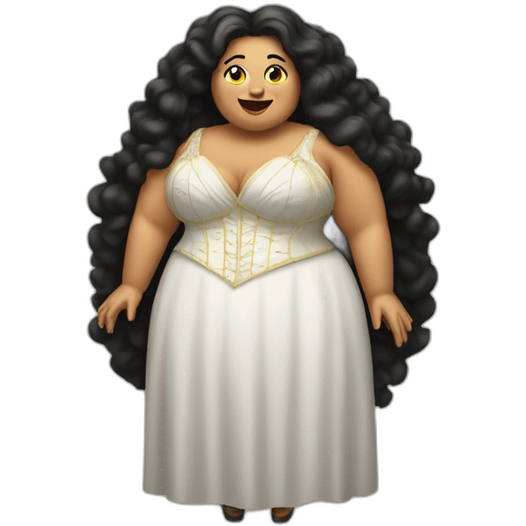 lady fat opera singer emoji