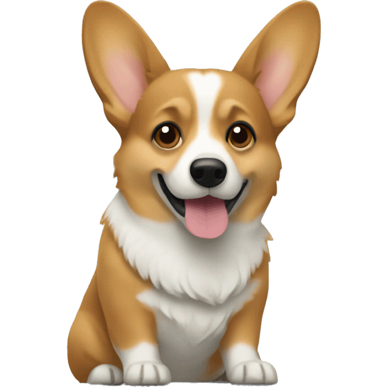 corgi on a computer  emoji