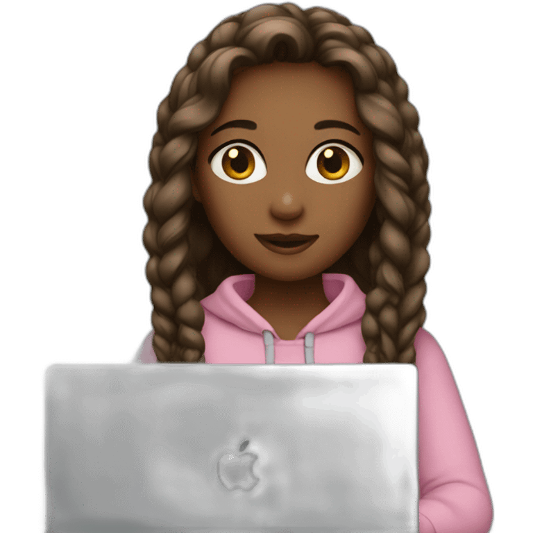 girls-with-MacBook emoji