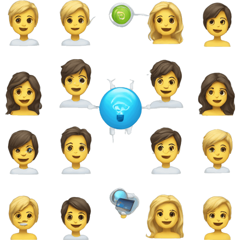 connecting health with technology emoji