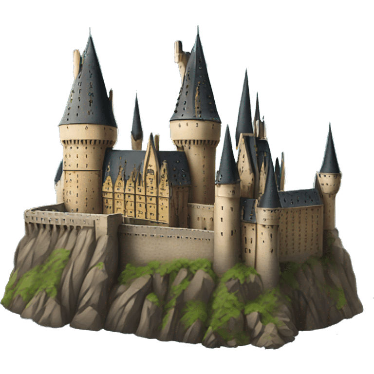 hogwarts castle emoji