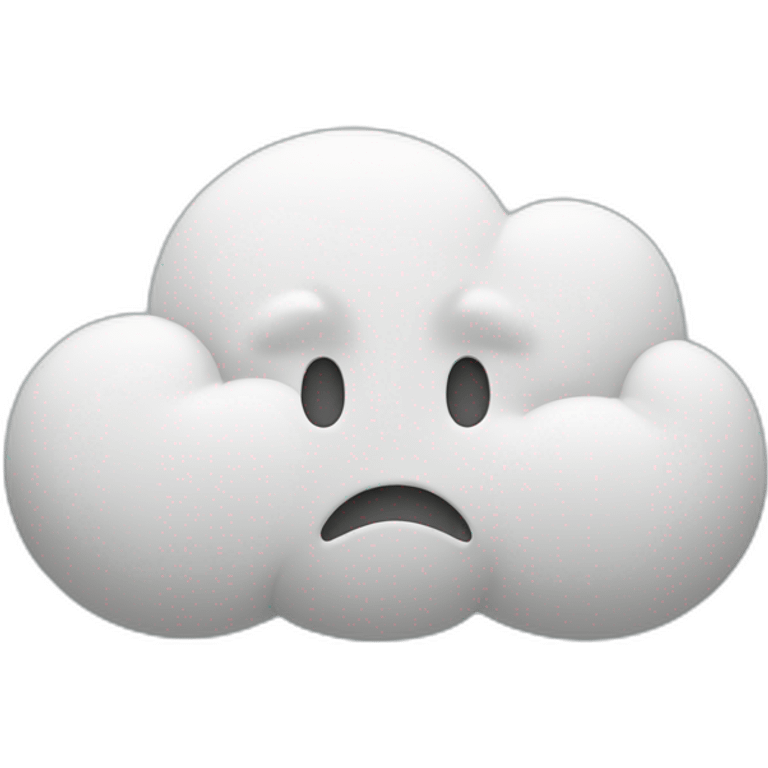 thinking cloud emoji