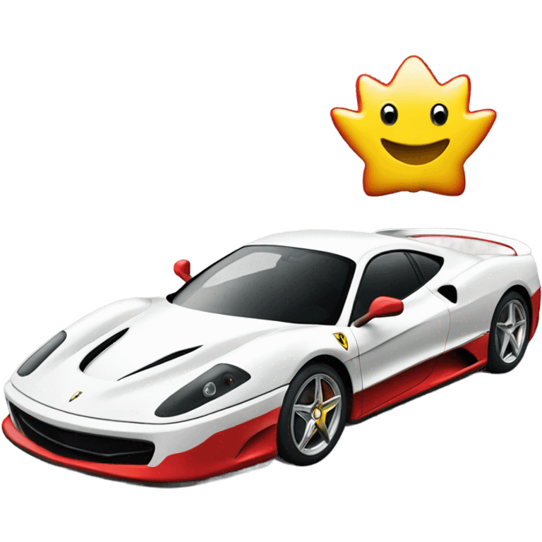 ferrari and shell emoji