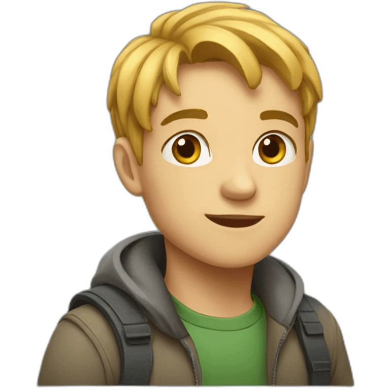 Smart boy emoji