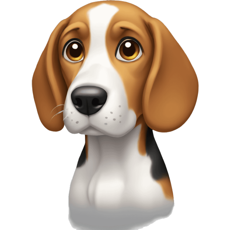 Beagle standing  emoji