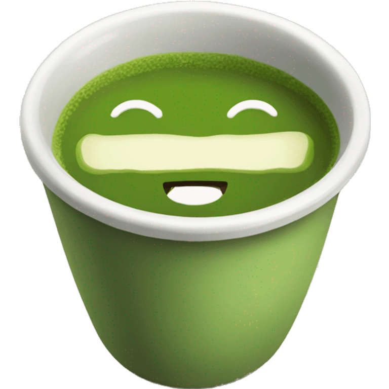 matcha in a cup  emoji