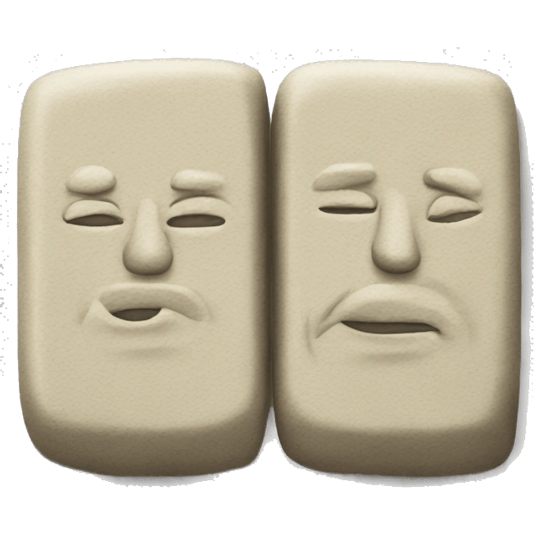 Two Stone tablets emoji