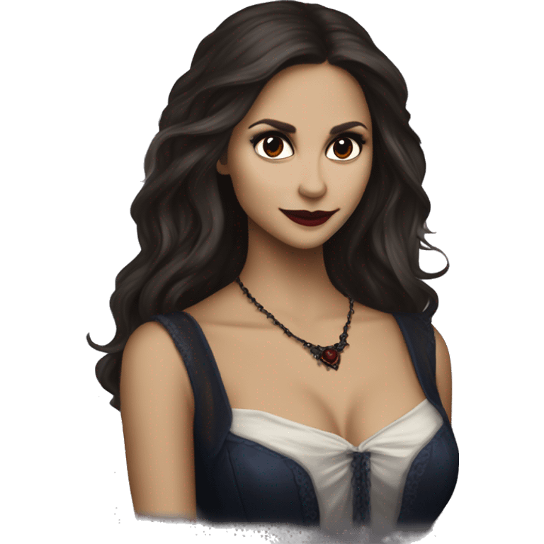 Nina dobrev as Katherine Pierce Vampire Diaries  emoji