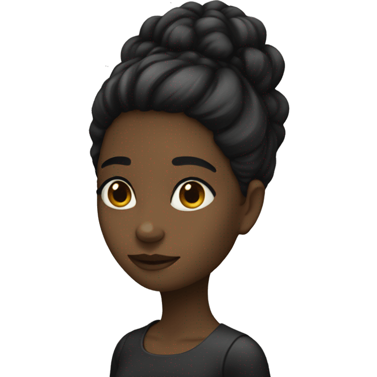 menina negra  emoji