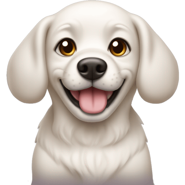 Cute dog with a ྀིྀི emoji