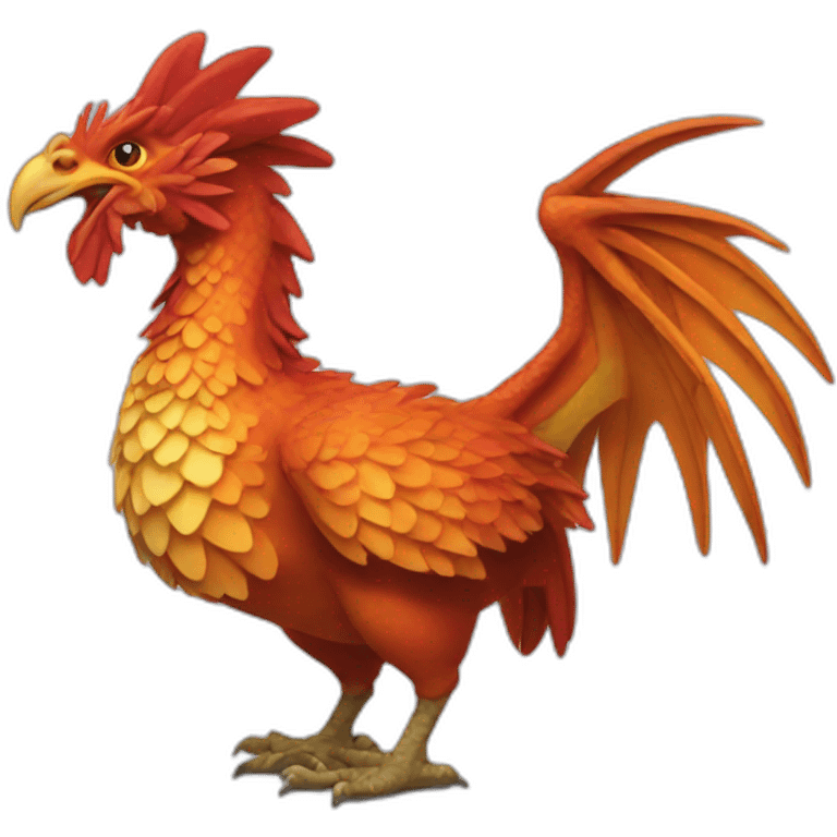 dragon chicken emoji