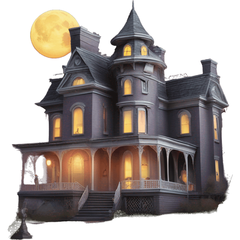 Barbie’s very old run-down dusty frightening dangerous ghost-ridden haunted dream mansion nightmare scenario full harvest moon  emoji