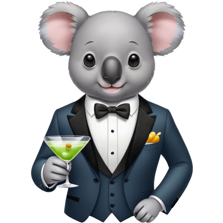 Koala james bond emoji