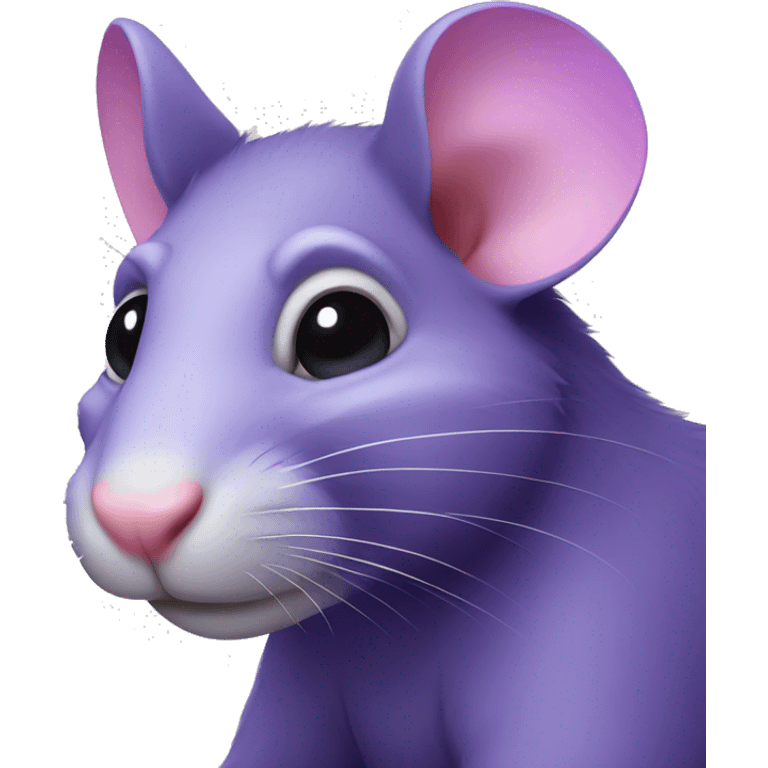 Purple rat emoji