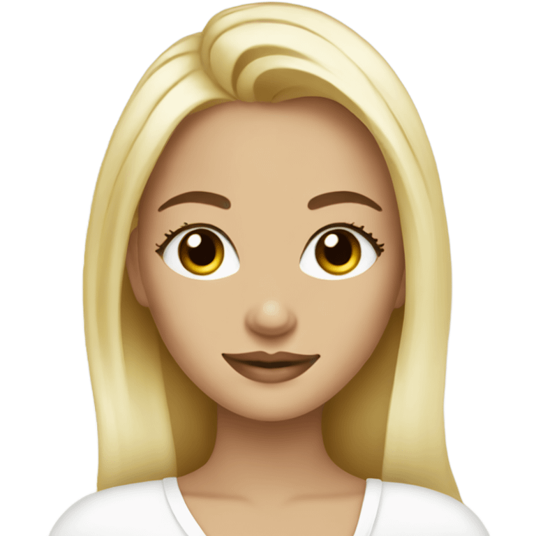 blonde girl skincare daily blanket emoji