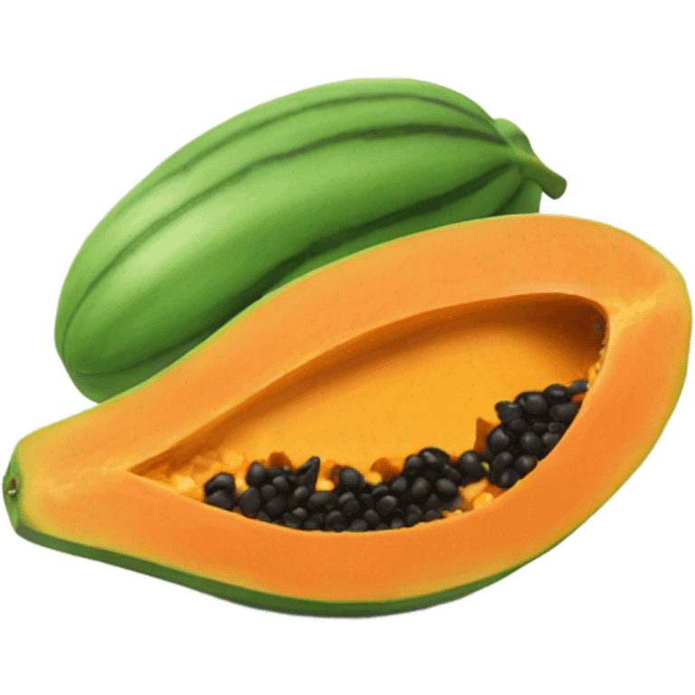 Papaya emoji