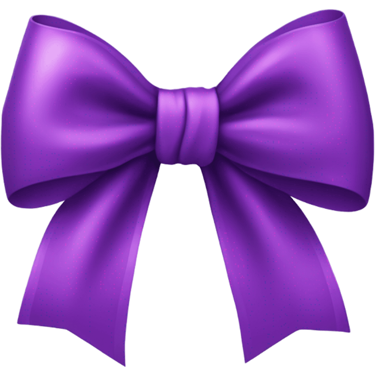 A purple bow  emoji