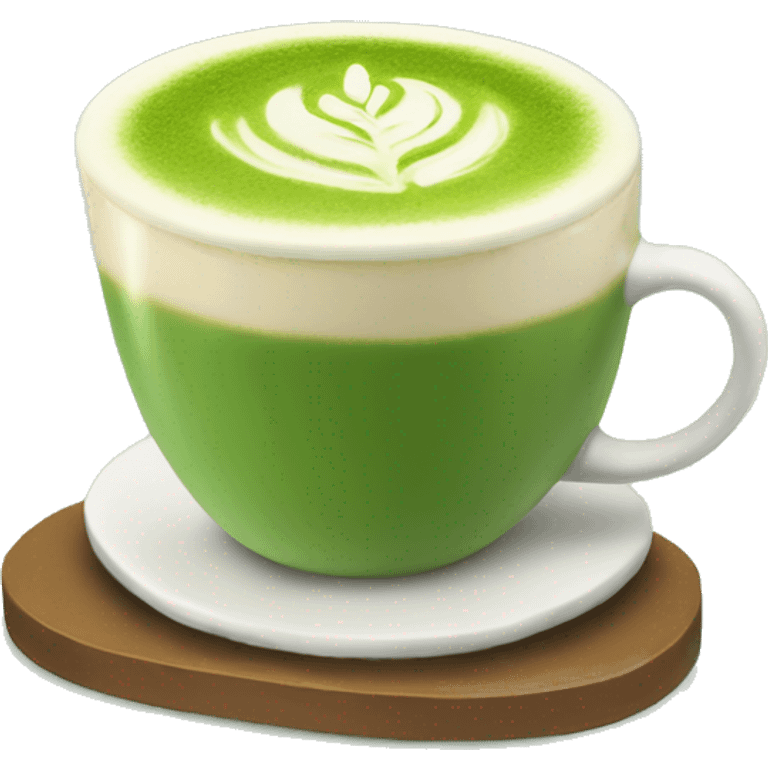 Matcha latte  emoji