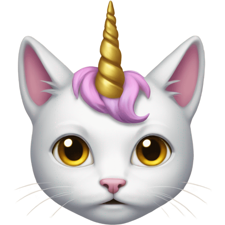 cat with unicorn emoji