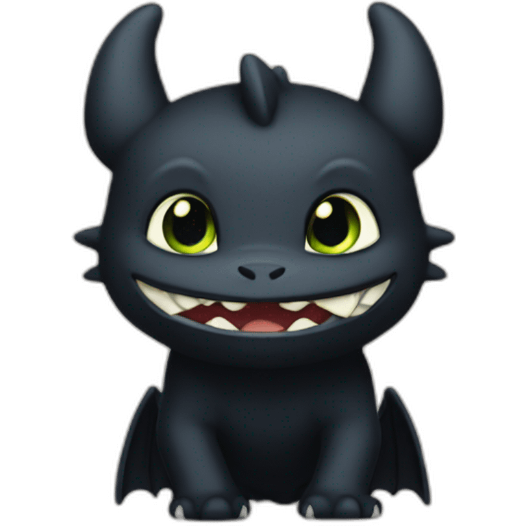 Toothless  emoji