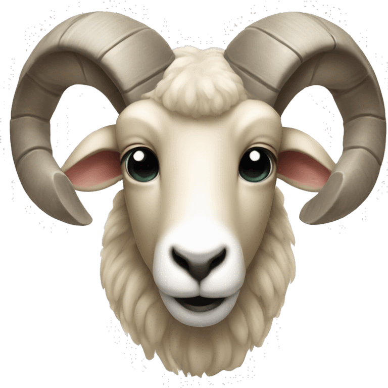 The ram had buttons on its eyes. emoji