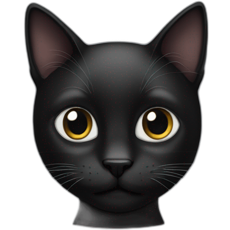 Black cat emoji | AI Emoji Generator