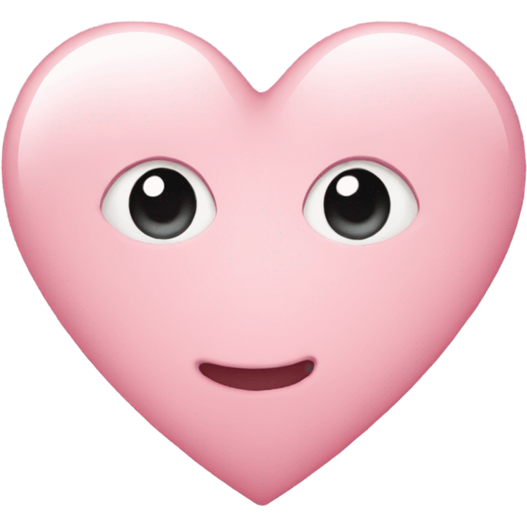 Light pink heart emoji