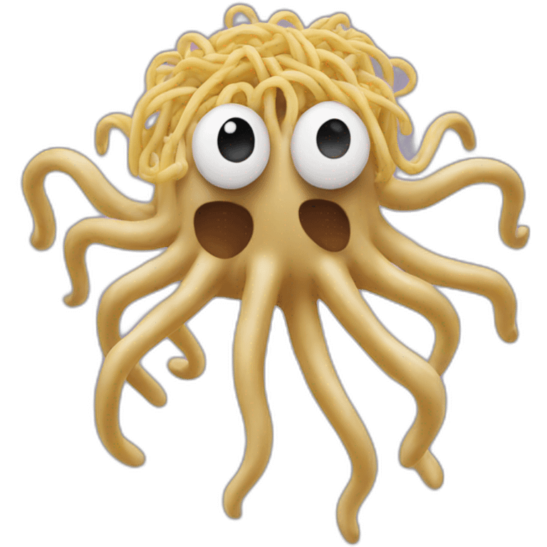 flying spaghetti monster emoji