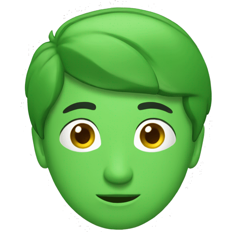 Ave fénix color verde emoji