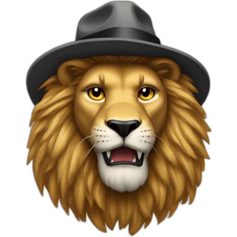 Mafia lion emoji