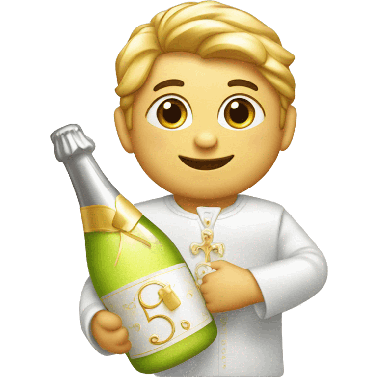 Christening floathome on new years 2025 with champagne bottle emoji