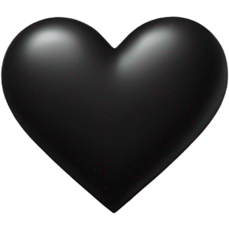 Black heart emoji