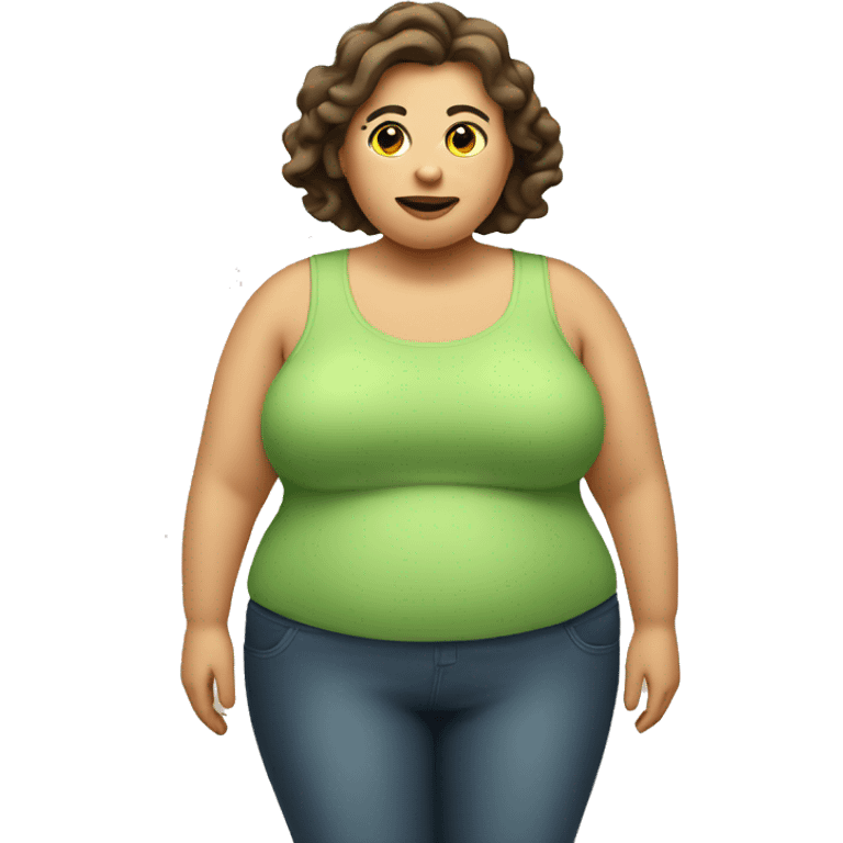 Obese women  emoji