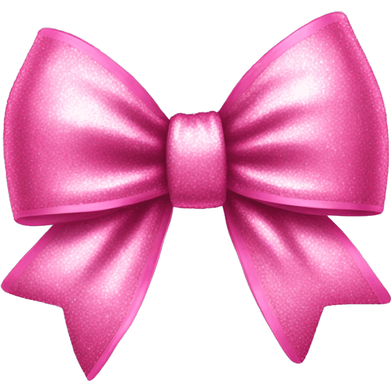 pink bow glittery bow emoji